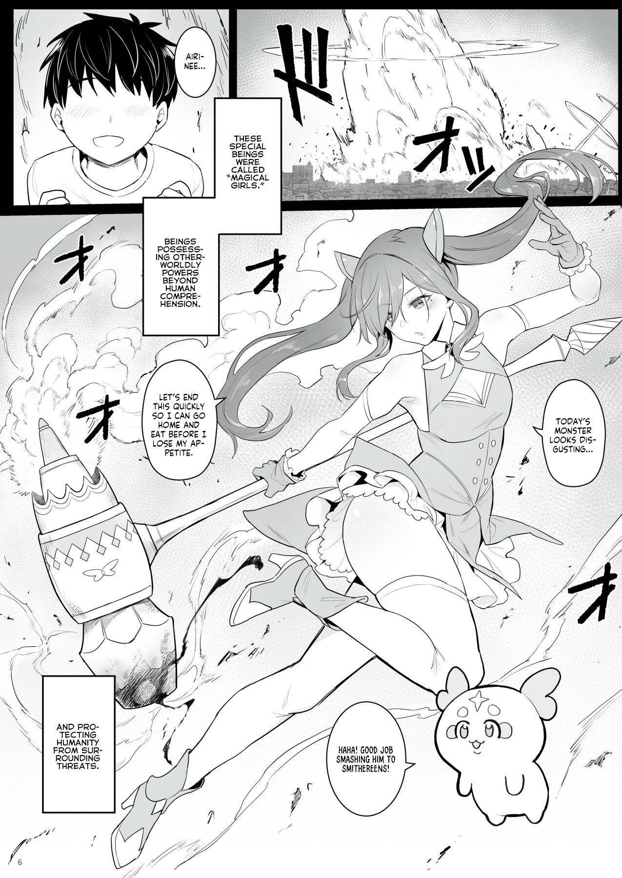 Hentai Manga Comic-The NEET Life of a Former Magical Girl-Read-3